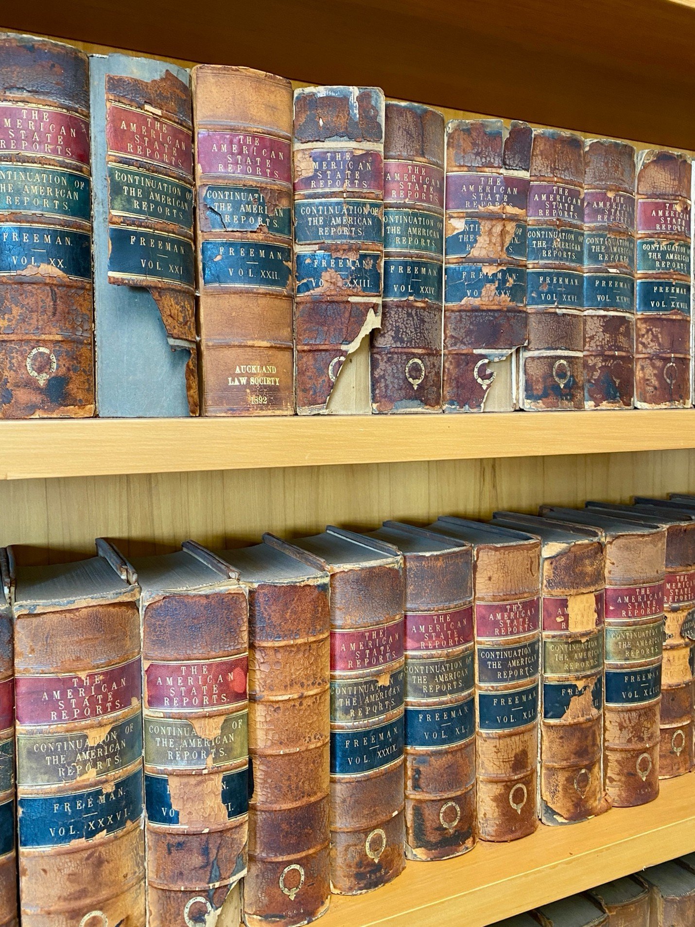 The American State Reports at the University of Auckland’s Law School The American State Reports at the University of Auckland’s Law School