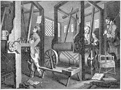 The Industrious and the Lazy Apprentice. By Hogarth.  [Public domain], via Wikimedia Commons