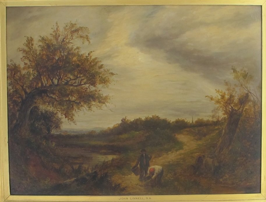 Nineteenth century unauthorised copy of John Linnell's Heath Scene