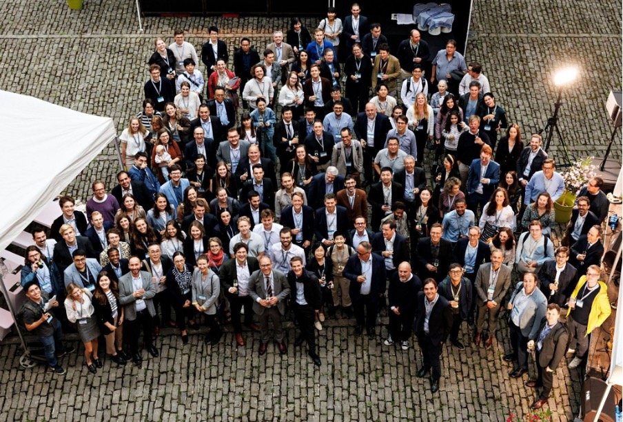 aerial view of ASCOLA participants