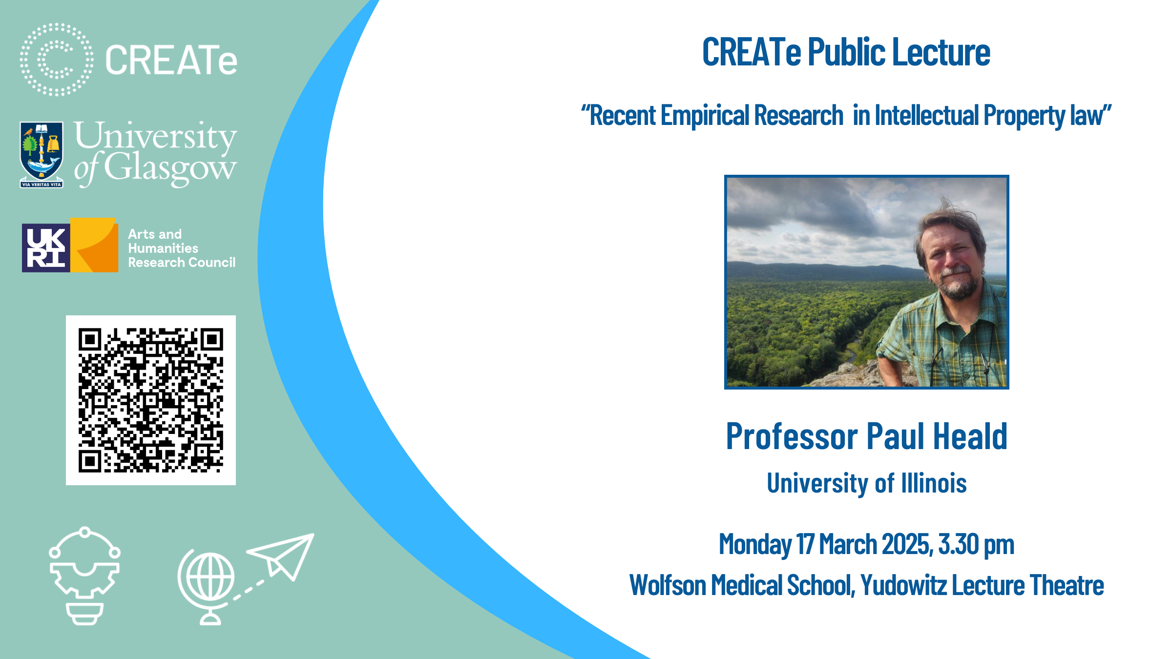 decorative banner for Paul Heald public lecture