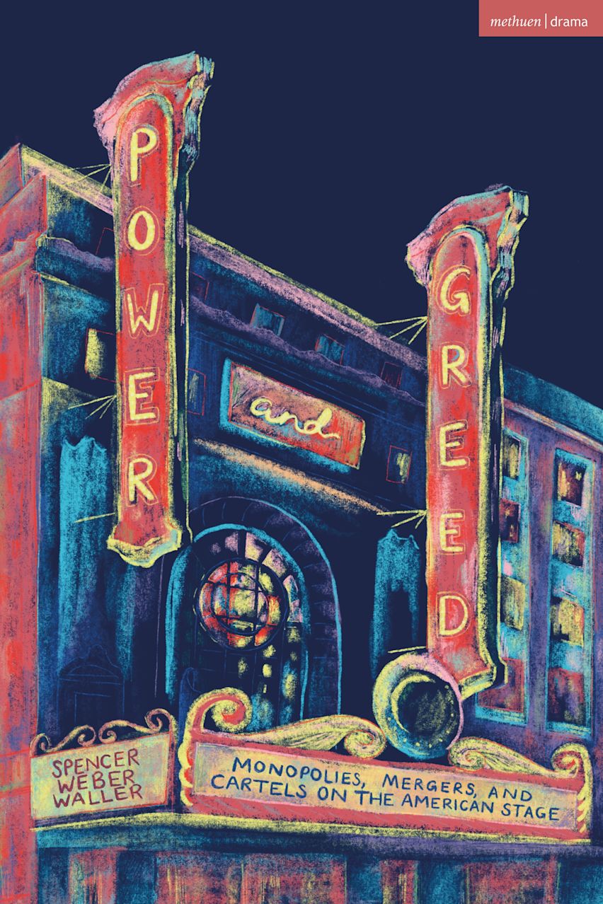 book cover in blue and red